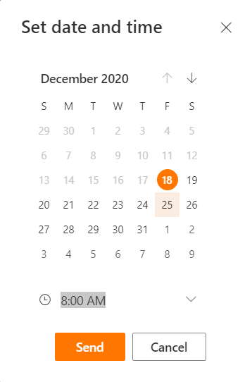 date and time